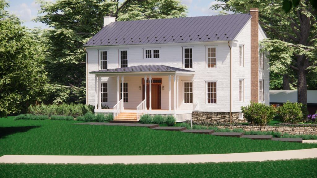 Mohonk Preserve Brook Farm Front rendering