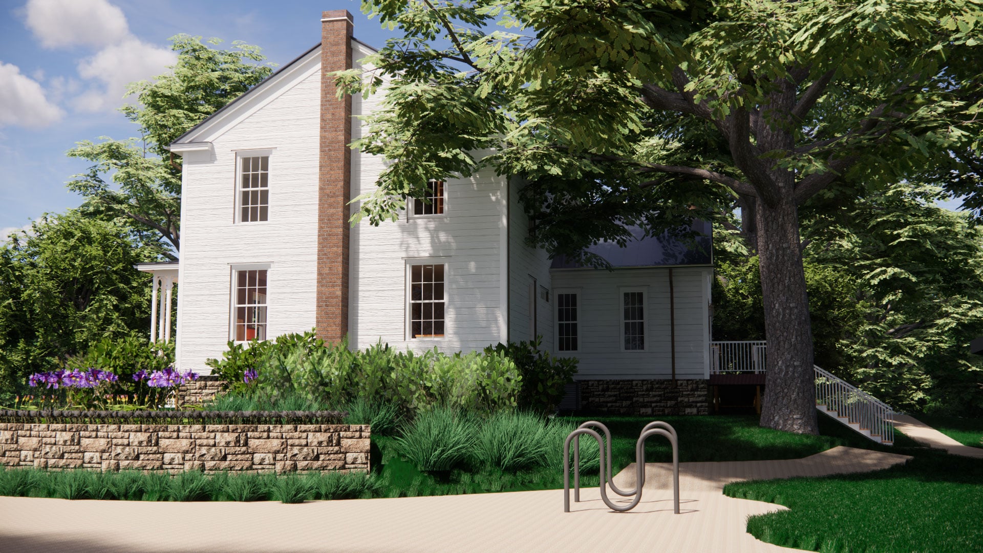 Mohonk Preserve Brook Farm Side Rendering