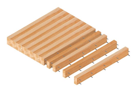 Nail Laminated Timber Diagram