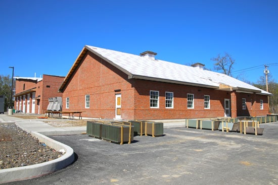 South Side Back Exterior of the Fire Department building