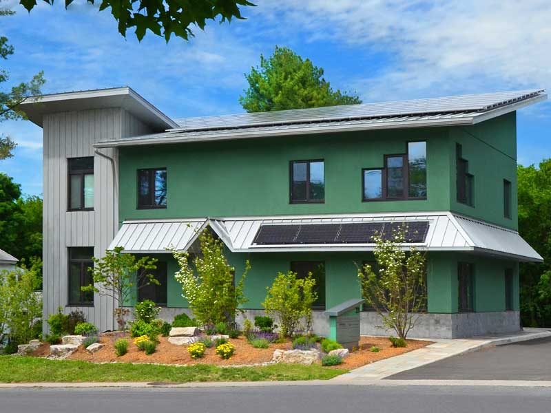 Alfander Net Zero, LEED Platinum Certified.